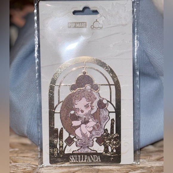 POP MART Other - POP MART Skullpanda The Feast Begins Metal Bookmark (Rose Gold) – New Sealed